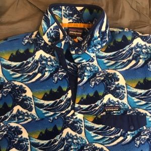 RARE Large Fitzroy Wave Patagonia Synchilla Fleece
